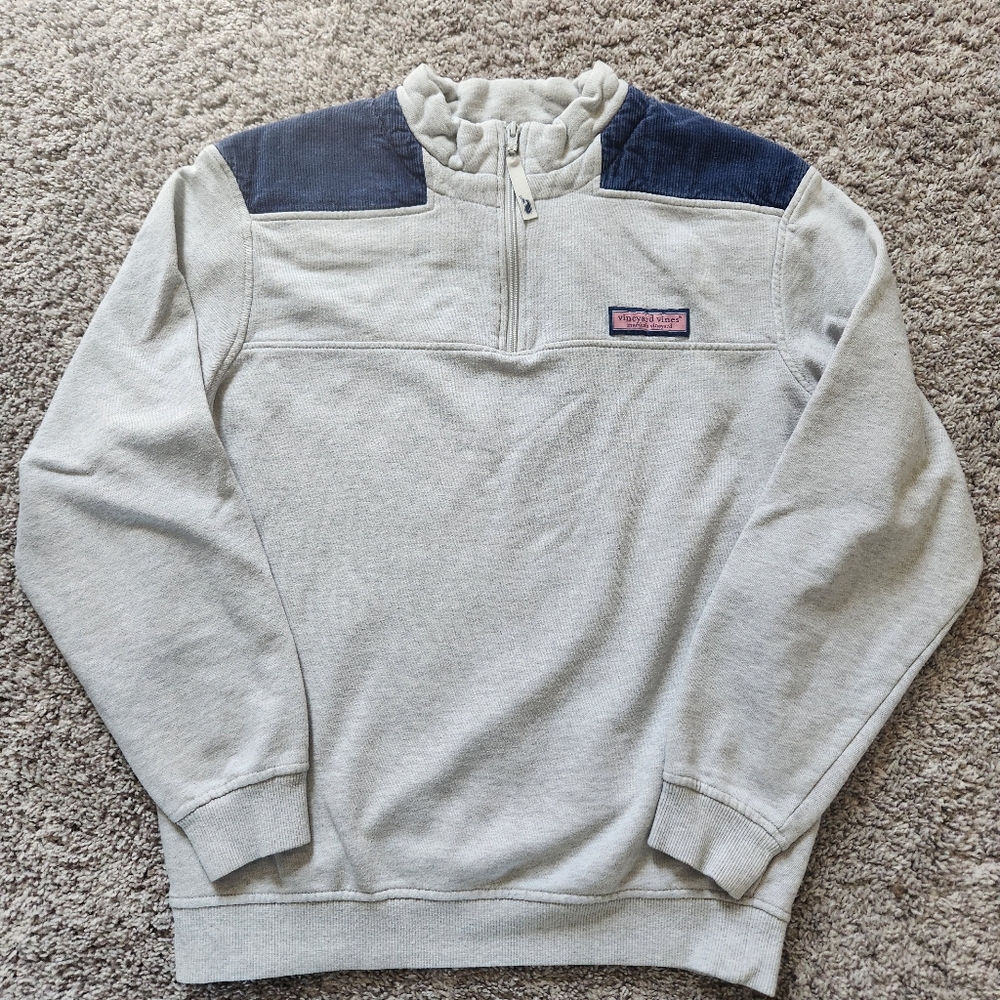 Vinyard Vines 1/4 Zip Pullover Sweatshirt - adult small